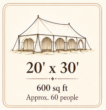 20' x 30' Tent illustration
